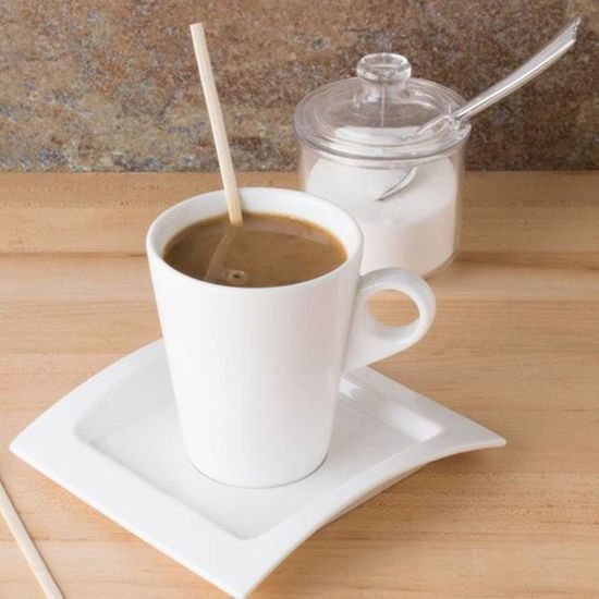 Mexedor De Café Em Bambu, 11cm - 100 Unidades