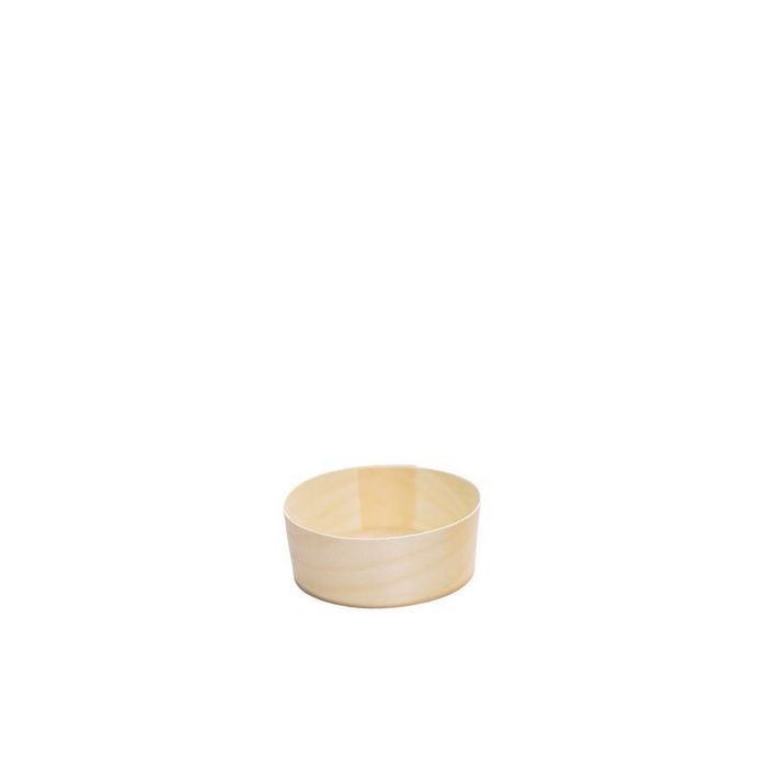 Mini Pote Descartável Biodegradável Em Madeira, 5x2cm - 100 Un