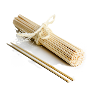 Palito De Madeira Sem Ponta 25cm X 4mm Para Algodao Doce, Marshmallow, Pirulito - 100 Unidades