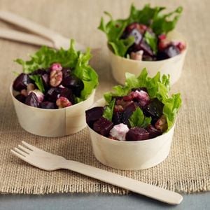 Mini Pote Descartável Biodegradável Em Madeira, 7,5 X 2,5cm - 100 Un