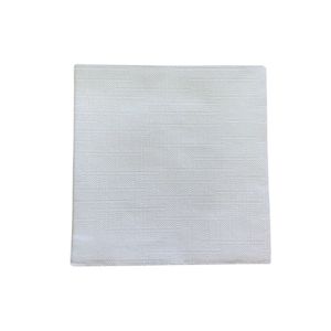 Guardanapo Descartável Folha Dupla Biodegradável De Papel Branco, Dobra 1/4, 16,5x16,5cm - 100 Unidades