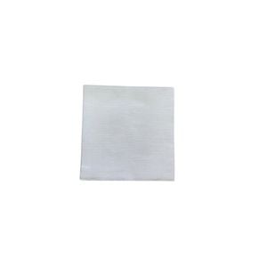 Guardanapo Descartável Folha Dupla Biodegradável De Papel Branco, Dobra 1/4, 12x12cm - 100 Unidades