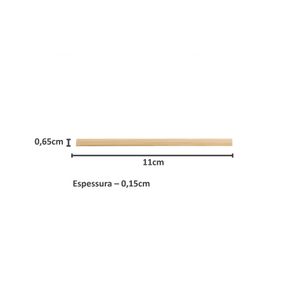 Mexedor De Café Em Bambu, 11cm - 100 Un