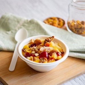 Bowl Biodegradável Em Bagaço De Cana, 210ml - 125 Unidades