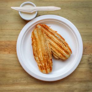 Prato Biodegradável Em Bagaço De Cana, 15cm - 125 Unidades