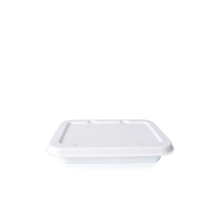 Embalagem Descartável Biodegradável 18x12cm, Em Bagaço De Cana, 400ml - 50 Unidades
