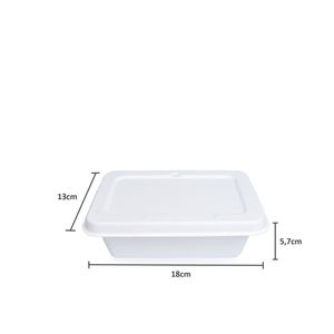 Embalagem Descartável Biodegradável Em Bagaço De Cana 700ml - 125 Unidades