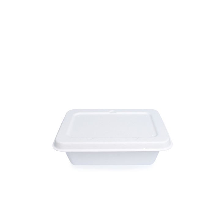 Embalagem Descartável Biodegradável Em Bagaço De Cana 700ml - 125 Unidades