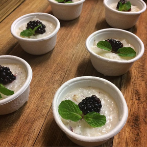 Pote Descartável Biodegradável Em Bagaço De Cana, 50ml - 100 Unidades