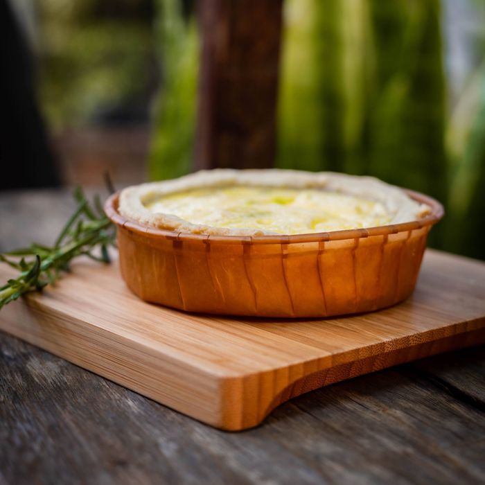 Forma Descartável Em Papel Kraft, Redonda, Para Tortas E Quiches, 10x3cm, Biodegradável - 50 Unidades