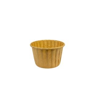 Forminha Descartável De Papel Kraft Para Muffin E Cupcake, 5x4cm, Biodegradável - 100 Unidades