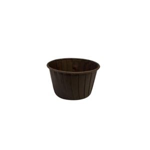 Forminha Descartável De Papel Marrom Para Muffin E Cupcake, 5x4cm, Biodegradável - 100 Unidades
