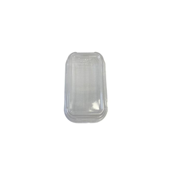 Tampa Pet Para Forma Descartável Em Papel Kraft, Retangular De 8,5x4x4cm - 50 Unidades