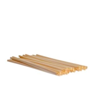 Canudo De Palha De Trigo, Natural, Ecologico E Biodegradável 20cm X 5mm - 200 Unidades