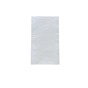 Guardanapo Descartável Folha Dupla Biodegradável De Papel Branco, Dobra 1/6, 11x20cm - 100 Unidades