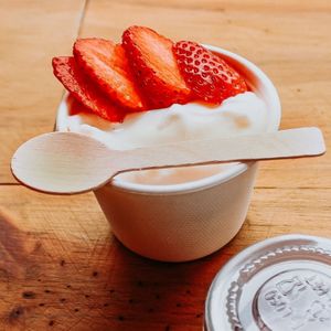 Pote Descartável E Biodegradável, 120ml, Em Bagaço De Cana - 100 Unidades
