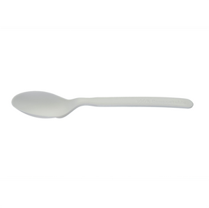 Colher Descartável, Biodegradável E Compostável Em Cpla Branco, 16cm - 50 Unidades