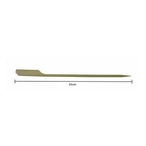 Palito Golf Para Petiscos Descartável E Biodegradável Em Bambu, 15cm - 100 Unidades