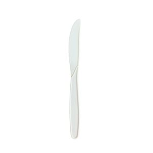 Faca Descartável Ecológica De Amido De Milho, 18cm - 50 Unidades
