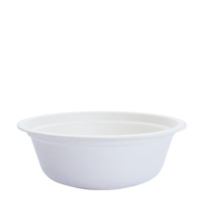 Bowl Descartável Biodegradável Em Bagaço De Cana, 500ml - 125 Unidades