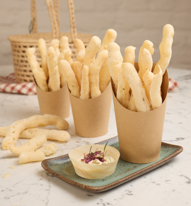 Embalagem Kraft Para Charcuteria, Chips E Fritas, Tamanho M - 50 Unidades
