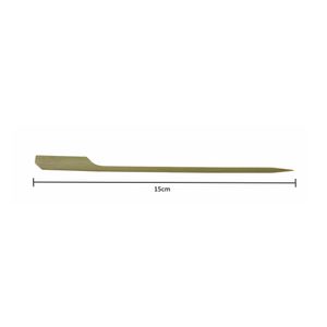 Palito Golf Para Petiscos Descartável E Biodegradável Em Bambu, 15cm - 100 Unidades