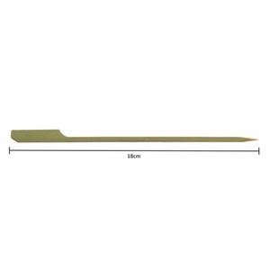 Palito Golf Para Petiscos Descartável E Biodegradável Em Bambu, 18cm - 100 Unidades