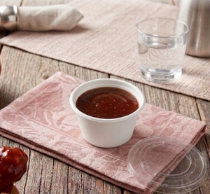 Bowl Descartável E Biodegradável Em Bagaço De Cana Com Tampa Pet, 240ml - 125 Unidades
