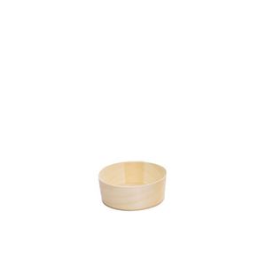 Mini Pote Descartável Biodegradável Em Madeira, 5x2cm - 100 Unidades
