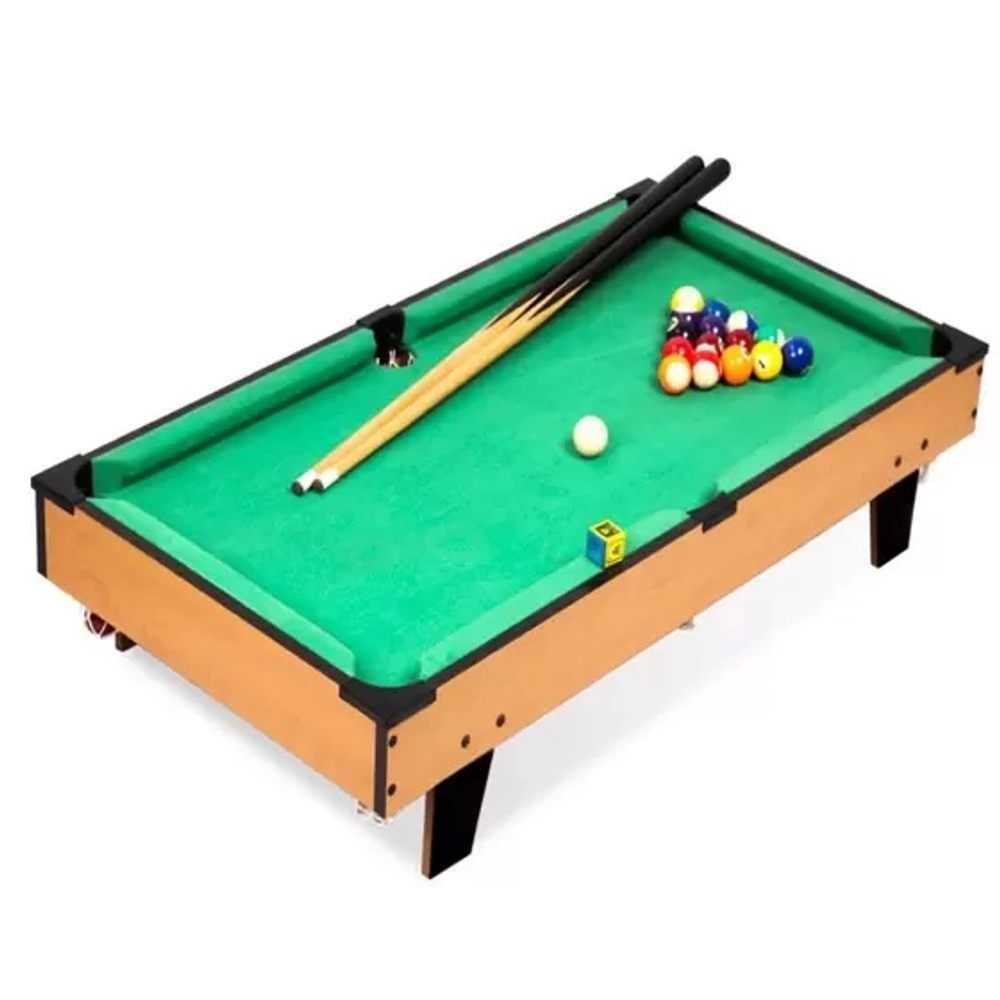 Mini Bilhar De Mesa Jogo Sinuca Portátil 31x51 - Lojas Top Lar