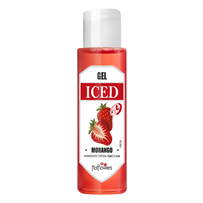 Gel Iced Aromatizante Morango 35ml