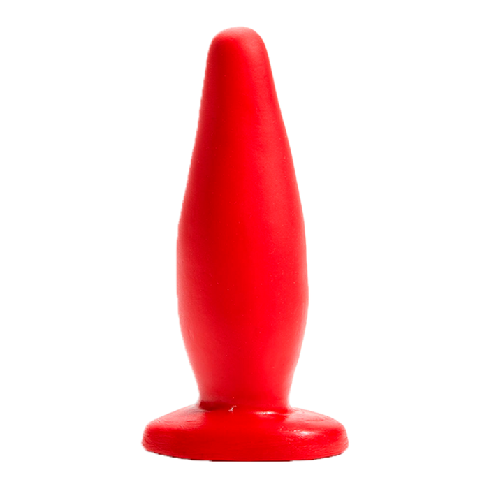 Plug Anal Maciço 14,5X4,5Cm Vermelho 