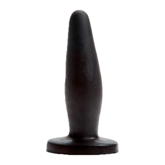 Plug Anal Maciço 12x3,5cm Preto 