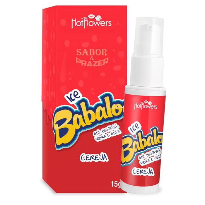 BABALOO ICE CEREJA VIBRA E GELA
