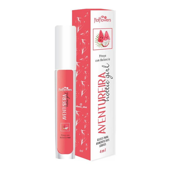 GLOSS HOTTIE PITAYA COM MELANCIA GIRL PARA AUMENTO LABIAL 
