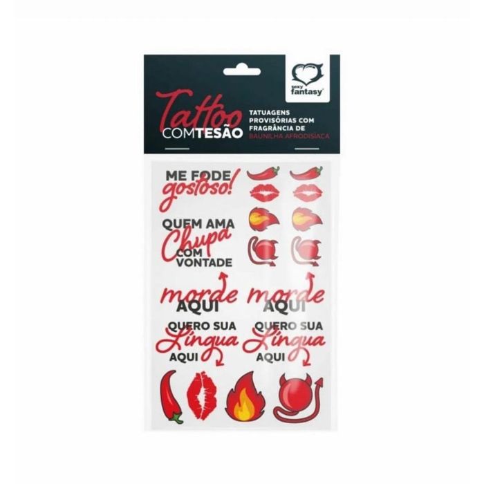 Cartela de Tatuagens Provisórias 