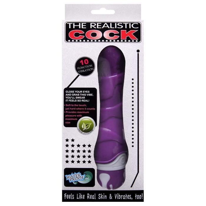 Vibrador Realistic Cock 10 Vibrações Baile Sensual Love