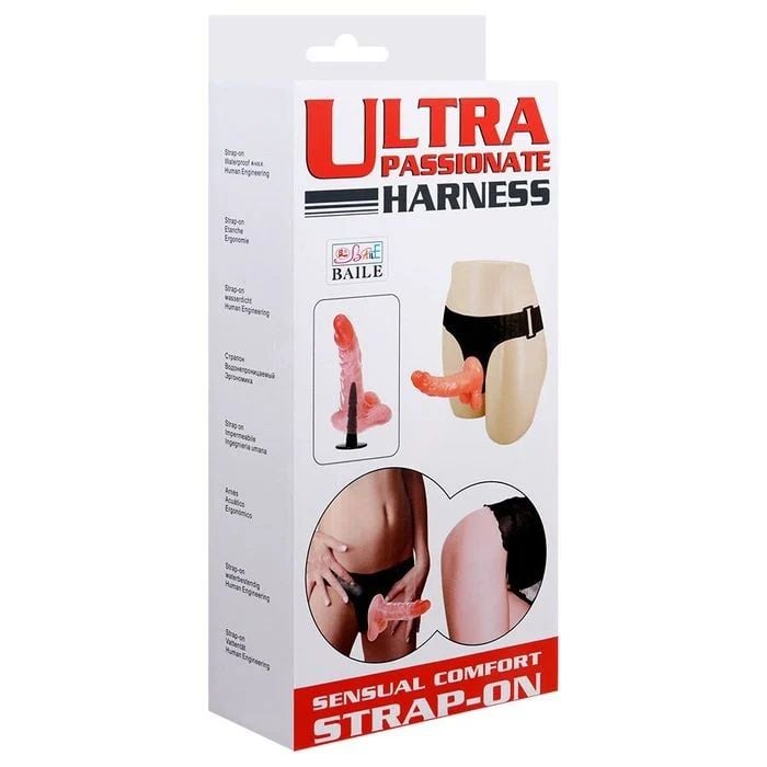 Cinto Com Pênis Maciço Harness Baile Sensual Love