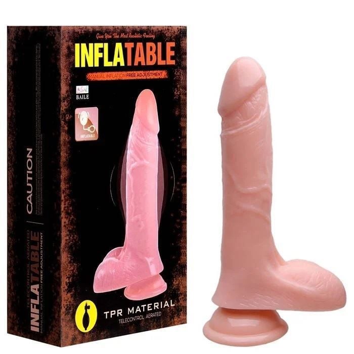 Pênis Inflável Sem Vibrador 18,5cm Baile Sensual Love