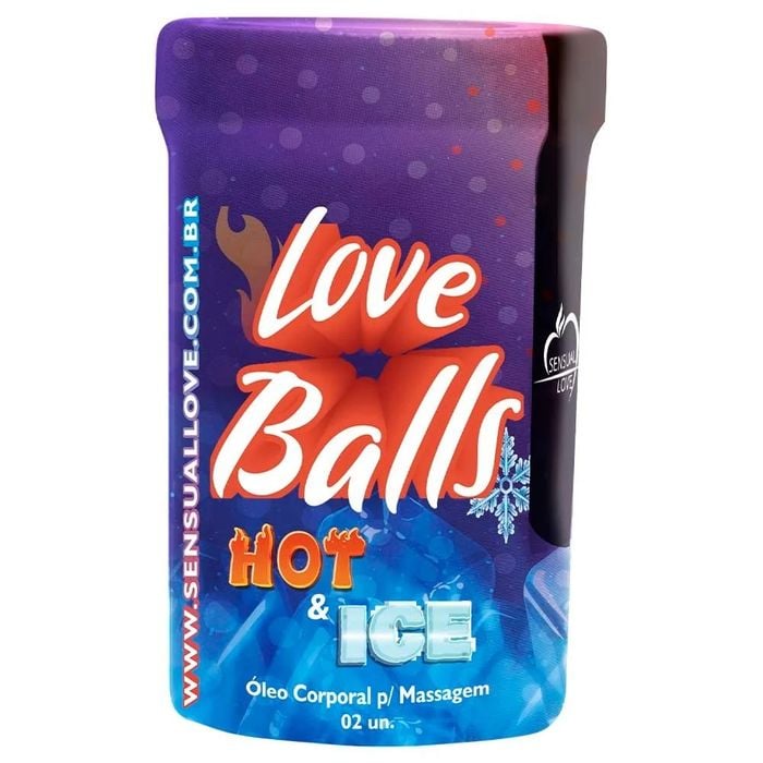 Love Balls Bolinha Hot Ice 02 Unidades Sensual Love