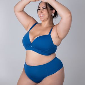 Sutiã Plus Size Com Bojo Alça Reforçada