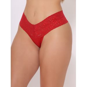 Kit 3 Calcinhas Fio Duplo Com Renda Na Cintura 