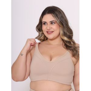 Sutiã Reforçado Plus Size Soutien Sem Bojo Alça Reforçada Sutien Sustentação
