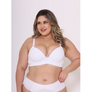 Sutiã Plus Size Com Bojo Alça Reforçada