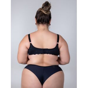 Sutiã Plus Size Reforçado De Renda Alça Grossa Com Bojo