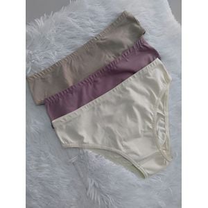 
Kit Com 3 Calcinhas De Algodão Cotton Premium 