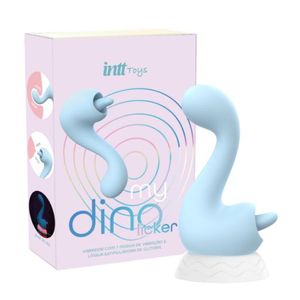 VIBRADOR MY DINO LICKER 7 VIBRAÇÕES COM LÍNGUA INTT