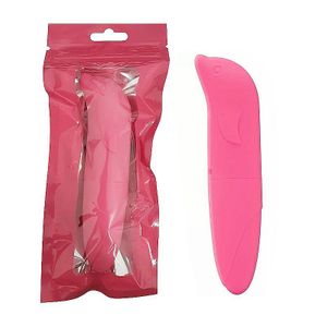 VIBRADOR FORMATO GOLFINHO DE CARINHA TOQUE AVELUDADO A PROVA D'ÁGUA