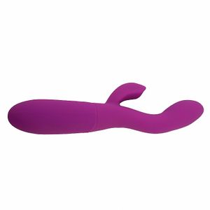 VIBRADOR DUETO PONTO G COM ESTIMULADOR DE CLITÓRIS E 10 MODOS DE VIBRAÇÃO