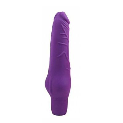 VIBRADOR SILICONE FORMATO DE PÊNIS COM VEIAS